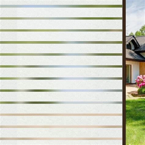 Buy MOCOCO Sparkling Strips Privacy Window Film Frosting Film Window ...