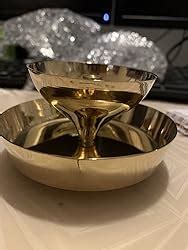 Buy Treo by Milton Arpan Brass Diya with Borosilicate Glass Online at ...