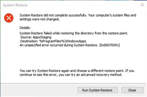 Image result for System Protection Restore Errors