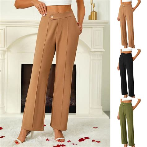 Spring Savings! QATAINLAV High Waisted Work Pants for Women Business ...