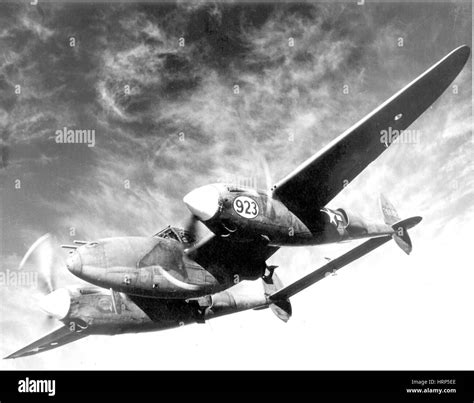 WWII, Lockheed P-38 Lightning, 1940s Stock Photo - Alamy