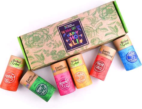 Buy COCK BRAND Gold Gulal - Muliticolor (Pack of 5) | 100% Natural and ...