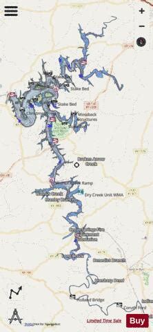 Map Of Barren River Lake Kentucky