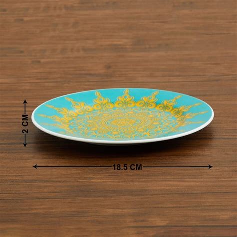 Buy MANISH ARORA Bone China Printed Side Plates - 2 pcs. from Home ...