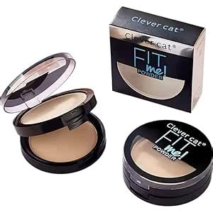Buy Bridester Fit Me Compact Powder Clever Cat,Lightweight,Oil-control ...
