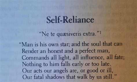 Self-Reliance by Ralph Waldo Emerson : r/thelema