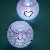 Buy CRAFTIVITY Lovely Lights Craft Kit - Makes 3 Decoupage Tea Light ...