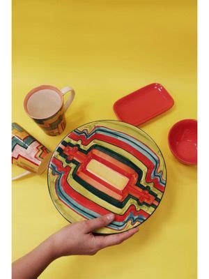 Buy Freedom Tree Taram Ceramic Cake Stand Multicolor Online