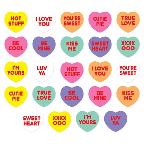 Original Candy Heart Sayings