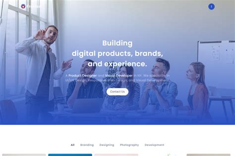 Fronter - React js One Page & Multipurpose Parallax Template