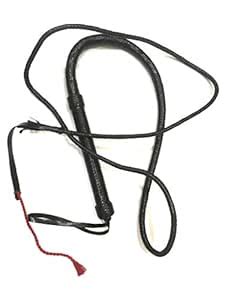 Whip Master 8Ft Genuine Black Leather Hunter For Horse-7 Months And Up ...
