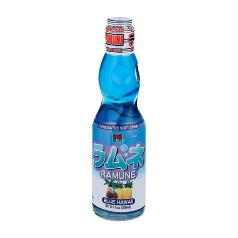 Get Sangaria Ramune Blue Hawaii Carbonated Drink - 6.7fl oz. Delivered ...