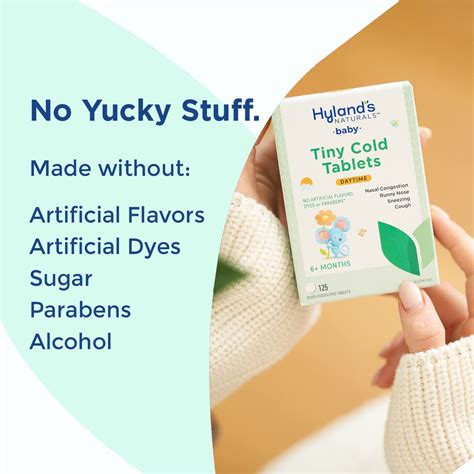 Snapklik.com : Hylands Baby Tiny Cold Tablets, Daytime, Infant And Baby ...