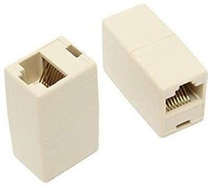 WiredCom Rj45 Ethernet adapter Cat 5, Cat 6 Certification (Pack of 2 ...