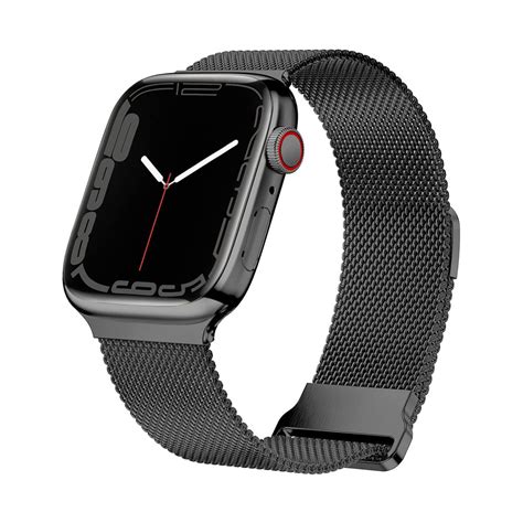 Melanese Mesh Black Watch Strap - 20/22 MM – WrapCart Skins