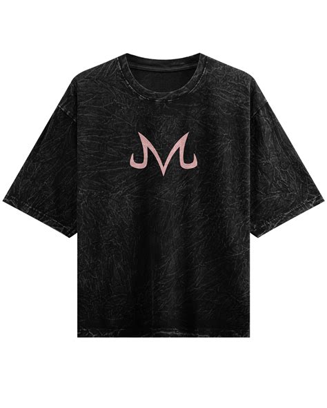 Majin Vegeta Acid Wash Oversized T-shirt – VELVETNOVA