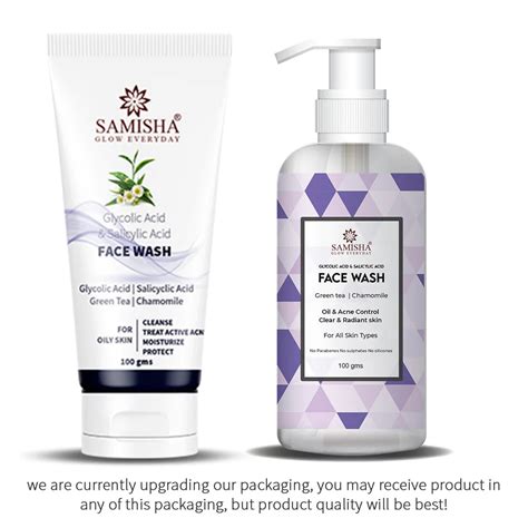 Acne Face Wash for Oily and Combination skin- 100ml – Samisha Organic