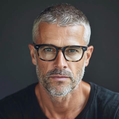 Stylish Hairstyles for Men Over 50 with Glasses – VAGA magazine | Short ...