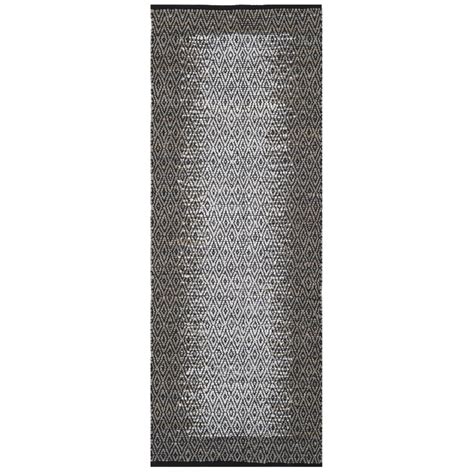 SAFAVIEH Vintage Leather Rordan Diamond Trellis Runner Rug, Light Grey ...