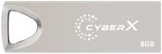 CYBERX CY210 8 GB Metal Body Flash Drive USB 2.0 Type A Pendrive ...