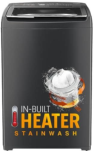 Whirlpool 7.5 Kg 5 Star Washing Machine with In-Built Heater - Grey