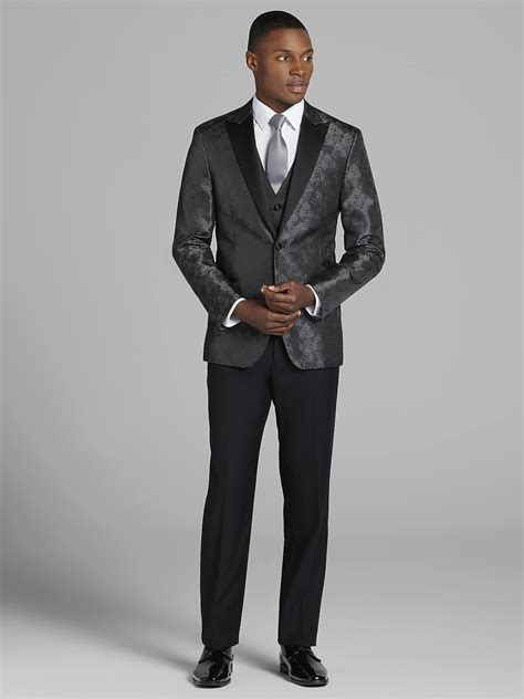 Charcoal Dinner Jacket Tux by Egara | Tuxedo Rental