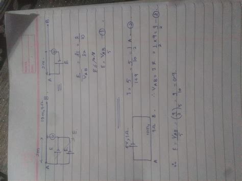 5. In the given figure, if galvanometer shows nulldeflection then emf ...