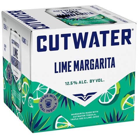 Cutwater Spirits Tequila Lime Margarita Cocktail Can Pack Lime | Walgreens