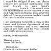 You have recently relocated to a new city. Write a letter to your bank ...