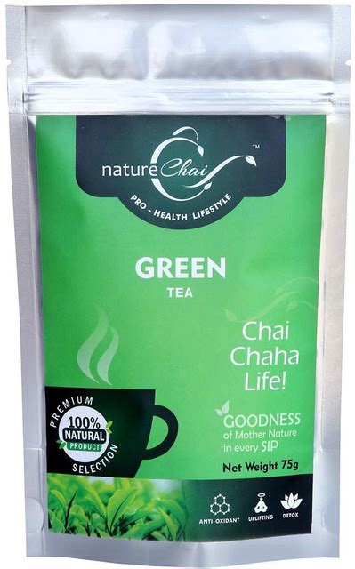 Nature Chai Pure & Light Loose Green Tea Leaves 75g Pack, All Natural ...
