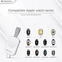Neopack Nano Wireless Charger for Apple Watch, Compatible with All ...