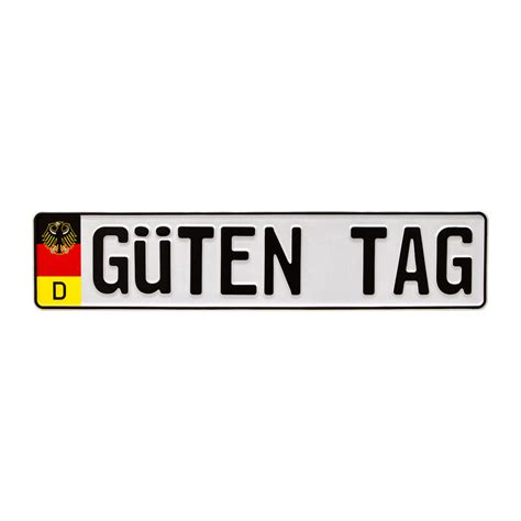 German License Plates – CustomEuropeanPlates.com