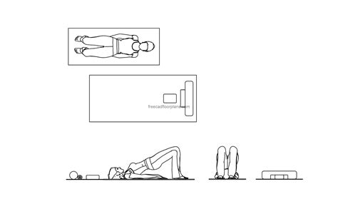 Yoga Mat, Autocad Block - Free Cad Floor Plans