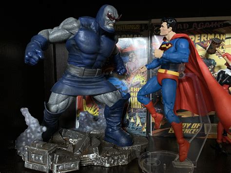 Superman Vs Darkseid Statue