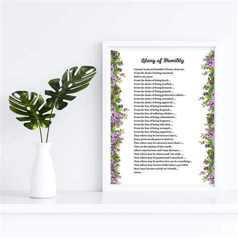 Image result for Litany of Humility Printable PDF