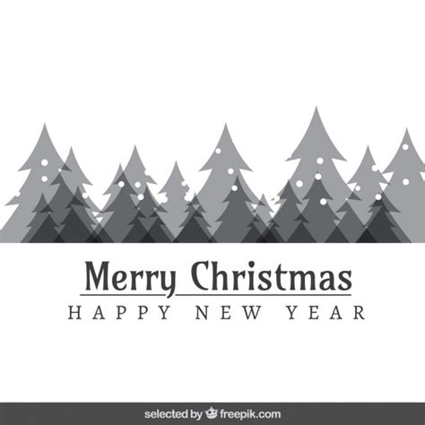 Monochrome christmas trees Vectors - Download Free High-Quality Vectors ...