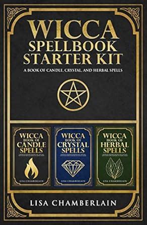 Wicca Spellbook Starter Kit: A Book of Candle, Crystal, and Herbal ...