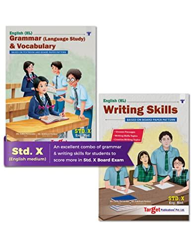 Buy Std 10 English Grammar, Vocabulary Book & Writing Skills For ...