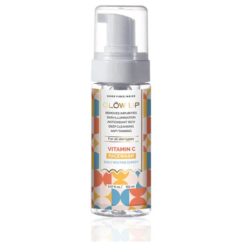 Glowup GLUTATHIONE & VITAMIN C FOAMING FACEWASH 150ML – Mani Ram ...