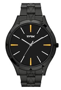 Buy TMX Men Black Analog Round Brass Dial Watch- TM0TG7818T at Amazon.in