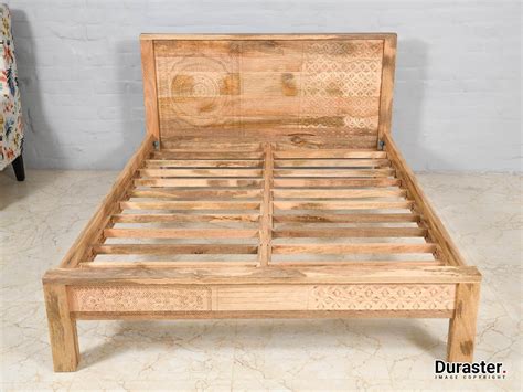 Duraster Ajenta Mango Wood Queen Size Bed | Duraster