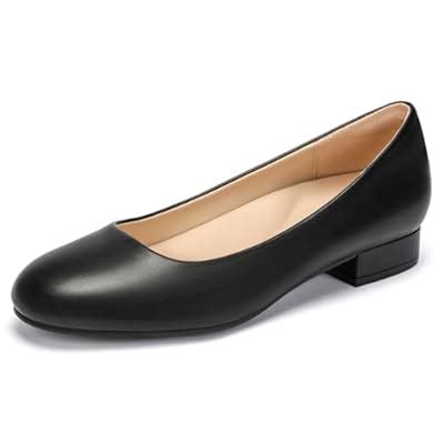DOBOLIN Low Heel Dress Shoes for Women Pumps Business Casual India | Ubuy