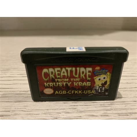 Jual spongebob creature from the krusty crab Kaset Game GBA gameboy ...