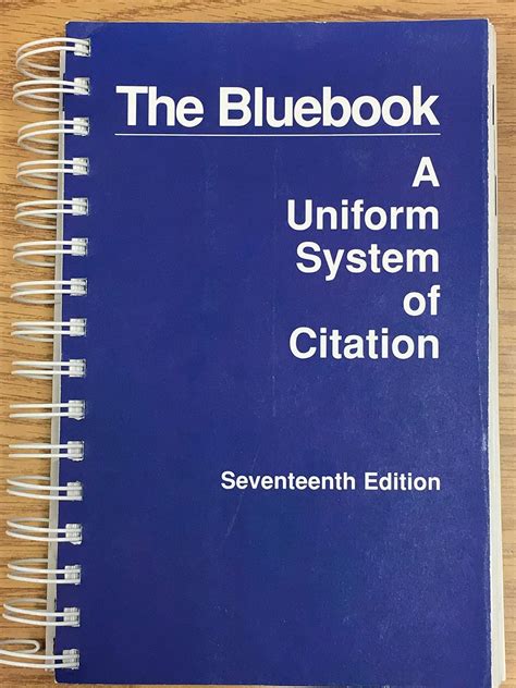 The Bluebook: A Uniform System of Citation, 17th Edition : Amazon.in: Books