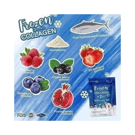 Frozen Gluta Collagen 2 in 1 Whitening X10 - 60 Capsules - Cureka ...
