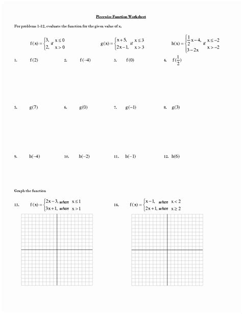 50 Evaluating Functions Worksheet Pdf - Chessmuseum Template Library