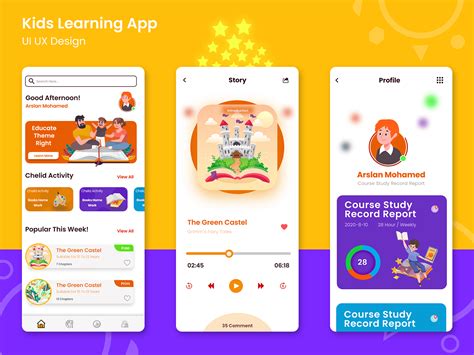 Education Learning App Ui Design - UpLabs