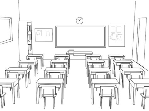 Classroom clipart black white Images - Free Download on Freepik