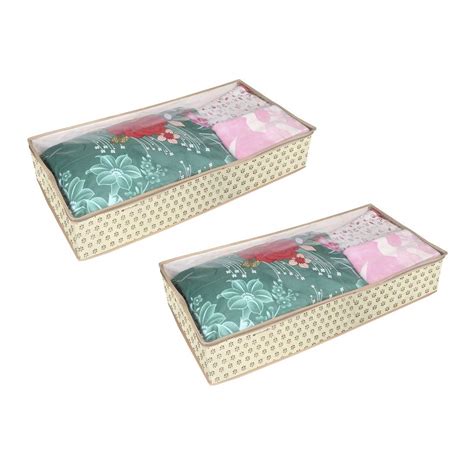 Pretty Krafts Pack of 2 Polycotton Moisture Proof Underbed Cloth ...