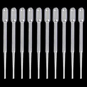 50pcs 2ml x 1ml Graduated Plastic Pipettes Laboratory Lab Testing ...